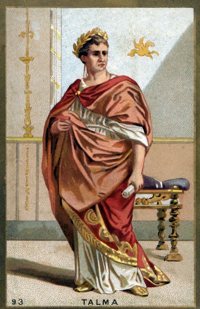 フランスの俳優、フランソワ＝ジョゼフ（Francois Joseph）タルマ（1763-1826）の肖像。 作： Unknown artist