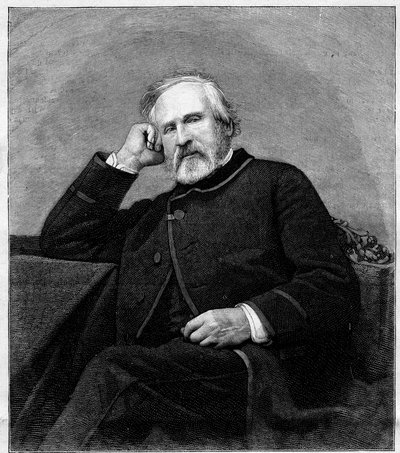 フランスの画家、フランソワ・オーギュスト・ビアール（1798-1882）の肖像。1882年7月1日付「Le Monde Illustré」1318号に掲載されたエングレーヴィング。 作： Unknown artist