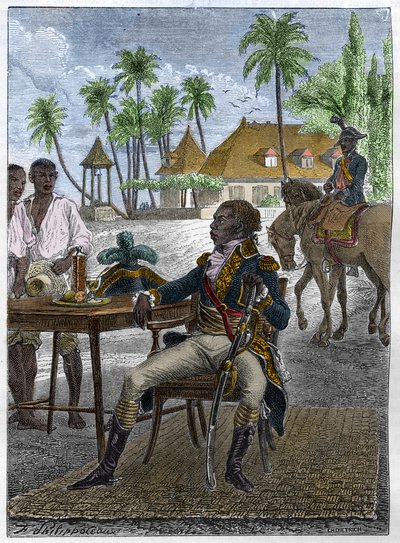 フランソワ・ドミニク・トゥーサン（Toussaint-Louverture）ditの肖像 作： Unknown artist