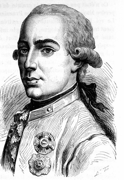 神聖ゲルマン帝国の最後の皇帝、フランソワ2世（1768-1835）の肖像。 作： Unknown artist