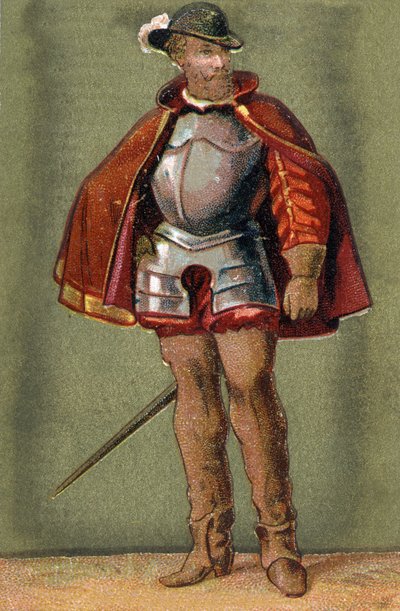 フランスのギーズ公、オマール公であったロレーヌ公フランソワ1世（1519-1563）の肖像。 作： Unknown artist