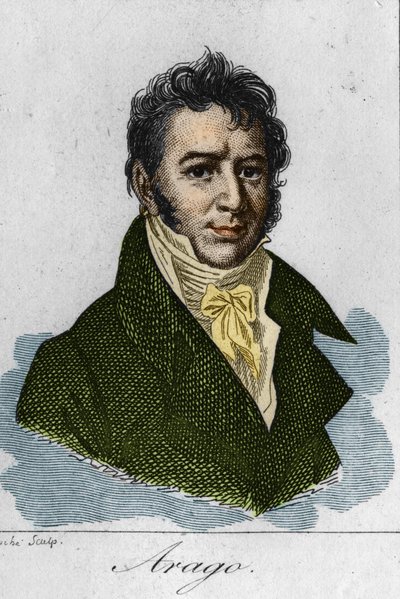 フランソワ・アラゴの肖像。(1786-1853) 作： Unknown artist