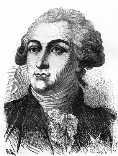 フランスの将軍、フランソワ・クロード・アムール（ブイエ侯爵）（1739-1800）の肖像。 作： Unknown artist