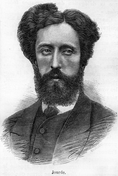 フランソワ・ジュルードの肖像。フランス革命家 1843-1893 作： Unknown artist