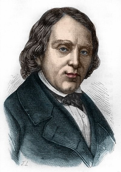 フランスの生物学者、化学者、政治家であるフランソワ・ヴァンサン・ラスパイユ（1794-1878）の肖像。 作： Unknown artist