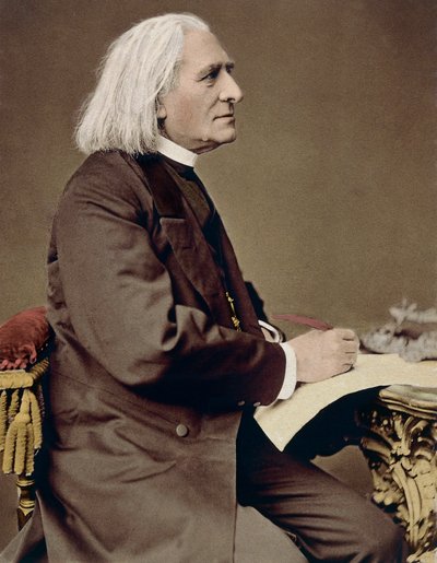 ハンガリーの作曲家・ピアニスト・指揮者 フランツ・リスト（1811-1886）の肖像 作： Unknown artist