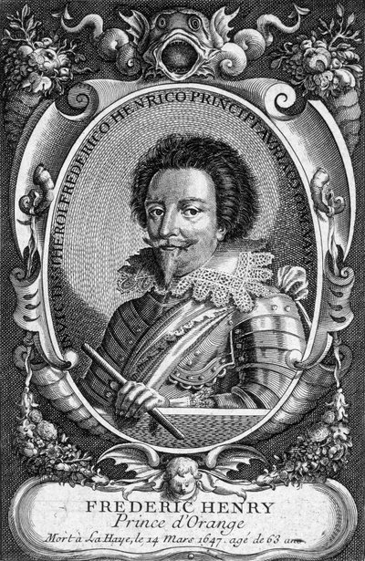 オランジュ公フレデリック・アンリ・ド・ナッソー（1584-1647）の肖像。 作： Unknown artist