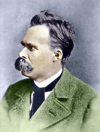 フリードリッヒ・ニーチェ（1844～1900）の肖像。 作： Unknown artist