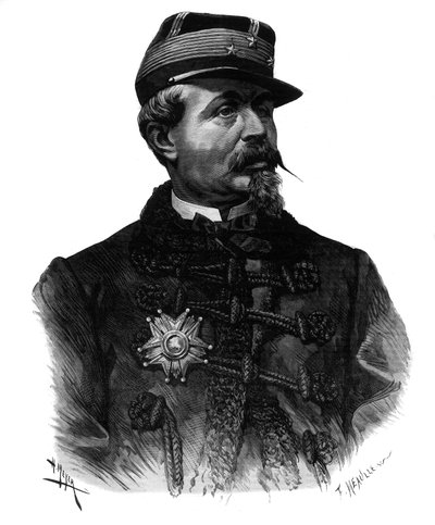 アルフレッド・チャンジー将軍（1823-1883）の肖像 1883年の刻印 作： Unknown artist