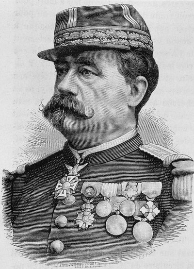 カレ・ド・ベルマール将軍の肖像。H.マルタンの『フランス史』に掲載された19世紀末の版画。 作： Unknown artist