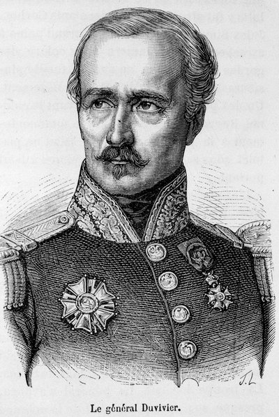 フランシアード・フルルス・デュヴィヴィエ将軍（1794-1848）の肖像。 作： Unknown artist
