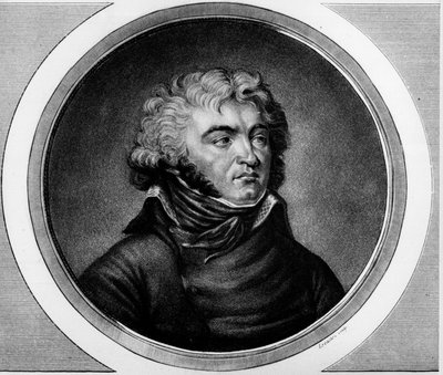ジャン・バティスト・クレーベル将軍（1753-1800）の肖像。フランス革命の歴史的絵画全集（全3巻）」に掲載されたエングレーヴィング。1804. 作： Unknown artist