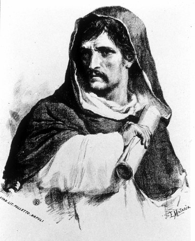 ジョルダーノ・ブルーノ（1548 - 1600）の肖像 作： Unknown artist