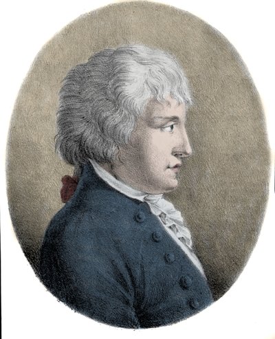 イタリアの作曲家、ジョヴァンニ・バッティスタ・ペルゴレージ（Jean Baptiste Pergolese, Jean-Baptiste）（1710年〜1736年）の肖像。19世紀のエングレーヴィング。 作： Unknown artist
