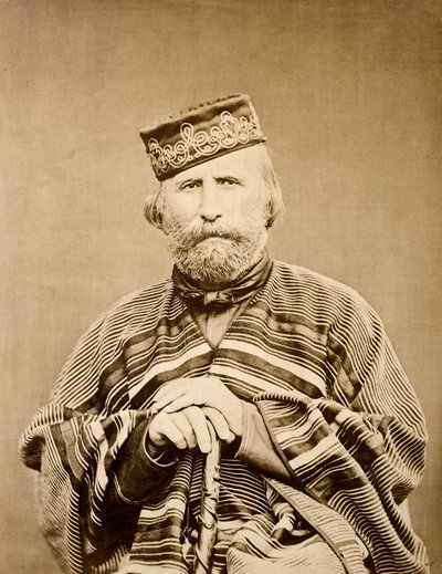 ジュゼッペ・ガリバルディ（1807-1882）の肖像 1865年 作： Unknown artist
