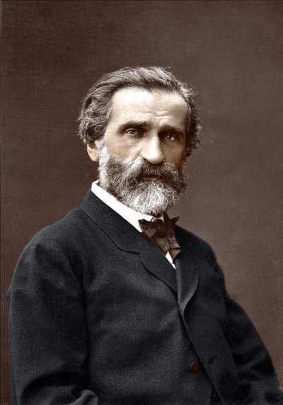 イタリアの作曲家、ジュゼッペ・ヴェルディ（1813-1901）の肖像。 作： Unknown artist