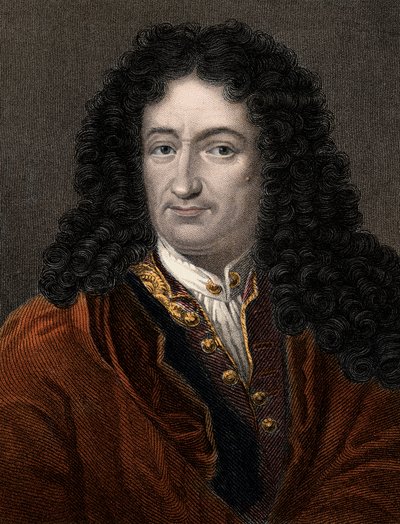Gottfried Wilhelm Leibniz (1646-1716) ドイツの哲学者・数学者の肖像 - William Leibnitz (1646-1716) ドイツの哲学者・数学者の肖像 作： Unknown artist