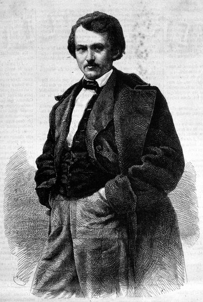 ギュスターヴ・ドレ（1832〜1883）の肖像。 作： Unknown artist