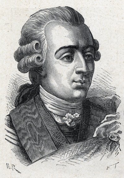 スエードのグスタフ3世の肖像（Gustav III 作： Unknown artist