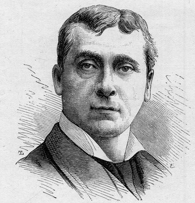 1858年から1900年までコメディ・フランセーズのメンバーとして活躍したフランスのコメディアン、ギュスターヴ・ワームス（1836年生）の肖像。1879年8月16日付「Le Monde Illustré」1168号に掲載されたエングレーヴィング。 作： Unknown artist