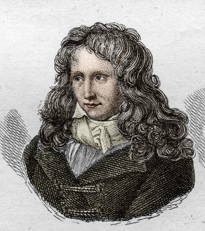 フランスの作家（1737-1814）Henri Bernardin de Saint Pierre (Saint-Pierre or St-Pierre)の肖像。1835年のエングレーヴィング。 作： Unknown artist