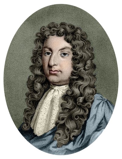 イギリスの作曲家、ヘンリー・パーセル（1659-1695）の肖像。 作： Unknown artist
