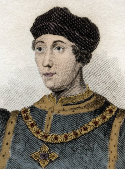 イングランド王ヘンリー6世（1421-1471）の肖像。 作： Unknown artist