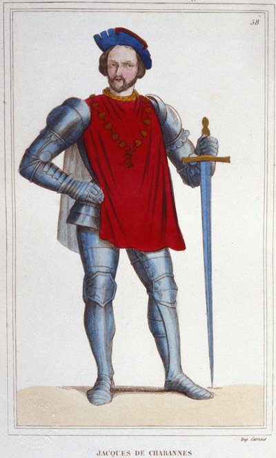 ジャック・ド・シャバンヌの肖像 ラ・パリスの領主。1470年から1525年までのフランスの元帥。 作： Unknown artist