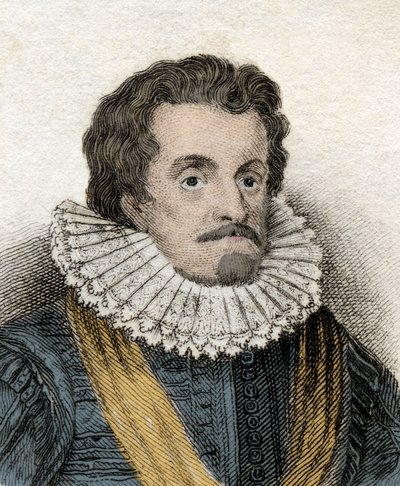 イングランドとアイルランドの王であるジェームズ1世（ジェームズ1stスチュアート）（1566-1625）（またはスコットランドの王であるジェームズ6世（またはジェームズ6））の肖像 19世紀のエングレーヴィング。 作： Unknown artist