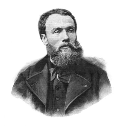 Jean-Paul (Jean Paul) Laurens (1838-1921) フランスの画家・彫刻家の肖像 - 1891年のエングレーヴィング 作： Unknown artist