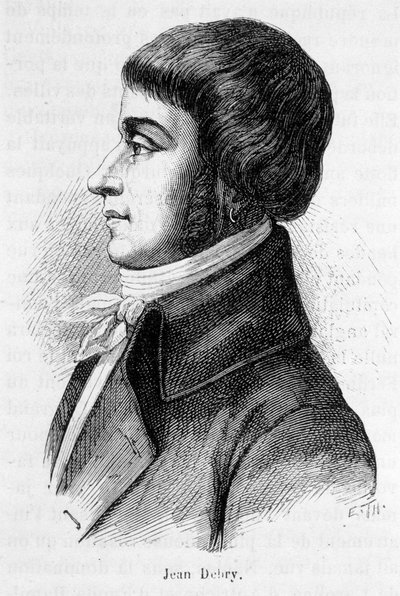 国民会議でアイヌの代理を務めたジャン・アントワーヌ・ジョセフ・デブリ（De Bry）（1760-1834）の肖像。 作： Unknown artist