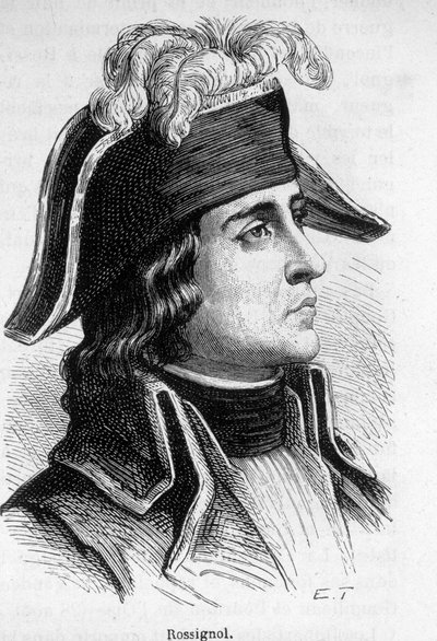 フランスの将軍、ジャン・アントワーヌ・ロシニョール（1759-1868）の肖像。 作： Unknown artist