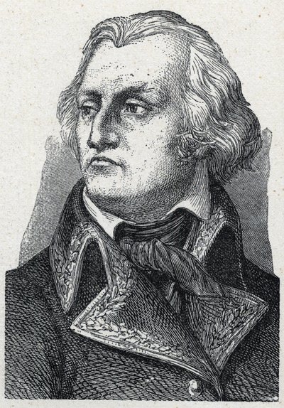 Jean Francois (Jean-Francois) Berruyer (1737-1804) フランス革命期のフランス人将軍の肖像。 作： Unknown artist