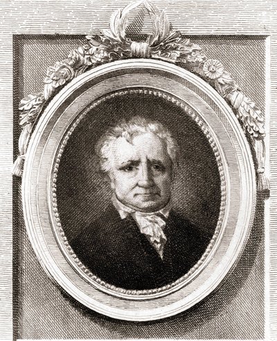 フランスの画家、ジャン・オノレ・フラゴナール（1732〜1806）の肖像。 作： Unknown artist