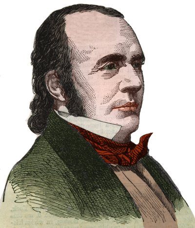 アメリカの博物学者、ジャン・ルイ・ロドルフ・アガシ（1807-1873）の肖像。 作： Unknown artist