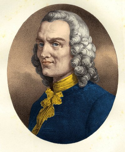 ジャン・フィリップ（Jean-Philippe）・ラモー（1683 - 1764）の肖像 作： Unknown artist