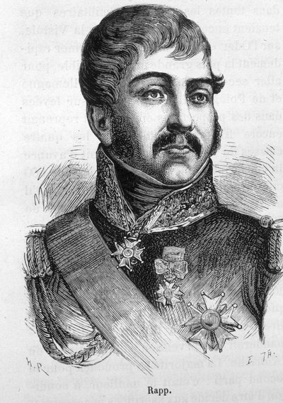 ジャン・ラップ（1772-1821）の肖像。19世紀末、H.Martinの「Histoire de France」に掲載された版画。 作： Unknown artist