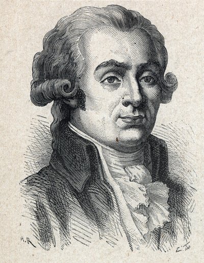 フランスの政治家、Jerome Petion de Villeneuve（1756-1794）の肖像。 作： Unknown artist
