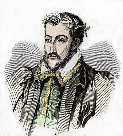 ヨアヒム・デュ・ベレーの肖像フランスの詩人（Château du Liré, Maine-et-Loire 作： Unknown artist