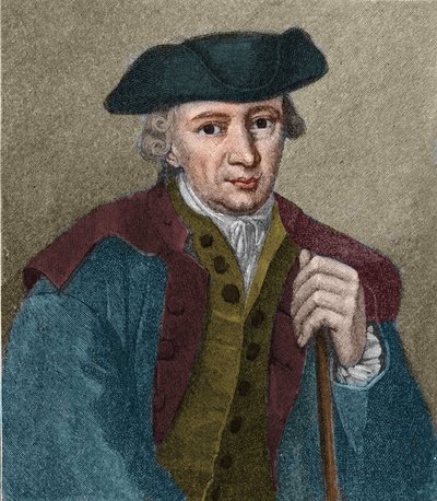 ドイツの哲学者・作家であるJohann Georg Hamann (1730-1788)の肖像。 作： Unknown artist