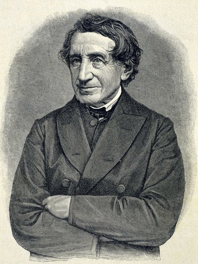 ヨハン・ヨセフ・イグナツ・フォン・ドリンガー（1799～1890）の肖像（アレマンの司祭、教会史教授 作： Unknown artist