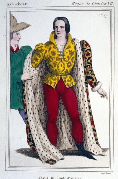 アスタラックのジョン3世（1503年没）の肖像。 作： Unknown artist