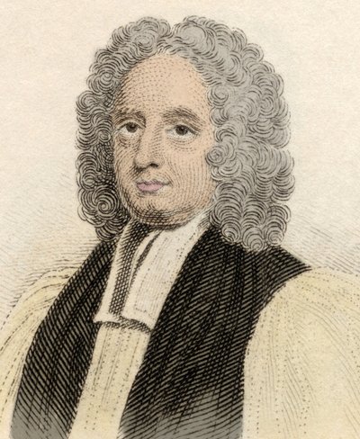 ジョン・ポッター（1674年頃～1747年）の肖像（イギリスの聖職者、カントルベリーの古老）。19世紀のエングレーヴィング。 作： Unknown artist