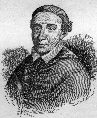 ジョン・ド・ラ・バルー（1421-1491）の肖像 エヴルーの枢機卿であり、ルイ11世のアモニエ。1835年のエングレーヴィング。 作： Unknown artist