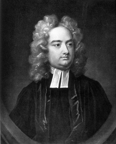 ジョナサン・スウィフト（1667-1745）の肖像 作： Unknown artist