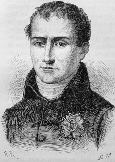ジョセフ・ボナパルト（1768〜1844）の肖像。19世紀末、H.Martinの「Histoire de France」に掲載された版画。 作： Unknown artist