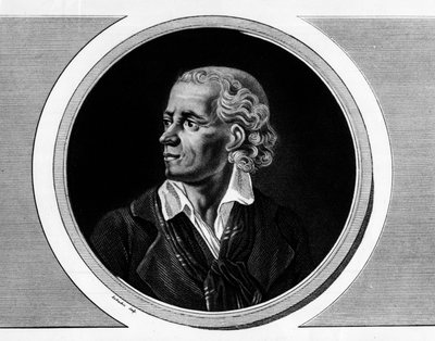フランスの政治家（1747-1793）で、リヨンのコミューンの検事を務めたジョセフ・シャリエの肖像。フランス革命の歴史的絵画全集（全3巻）」に掲載されたエングレーヴィング。1804. 作： Unknown artist