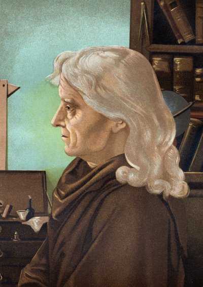 フランスの天文学者Joseph Jérôme Lefrançois de Lalande（1732-1807）の肖像。バルセロナ 1881 作： Unknown artist