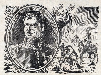 ヴィクトル・ユーゴーの父、フランスの将軍ジョゼフ・レオポルド・シギスベール・ユーゴーの肖像。1928年より。 作： Unknown Artist