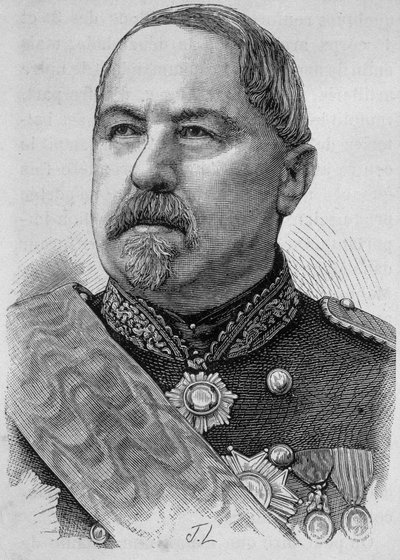 フランスの将軍、ジョセフ・ヴィノワ（1800-1880）の肖像。 作： Unknown artist
